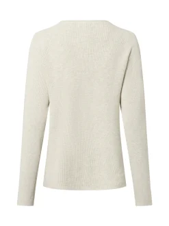 Marie Lund Damen Strickpullover in hellgrau