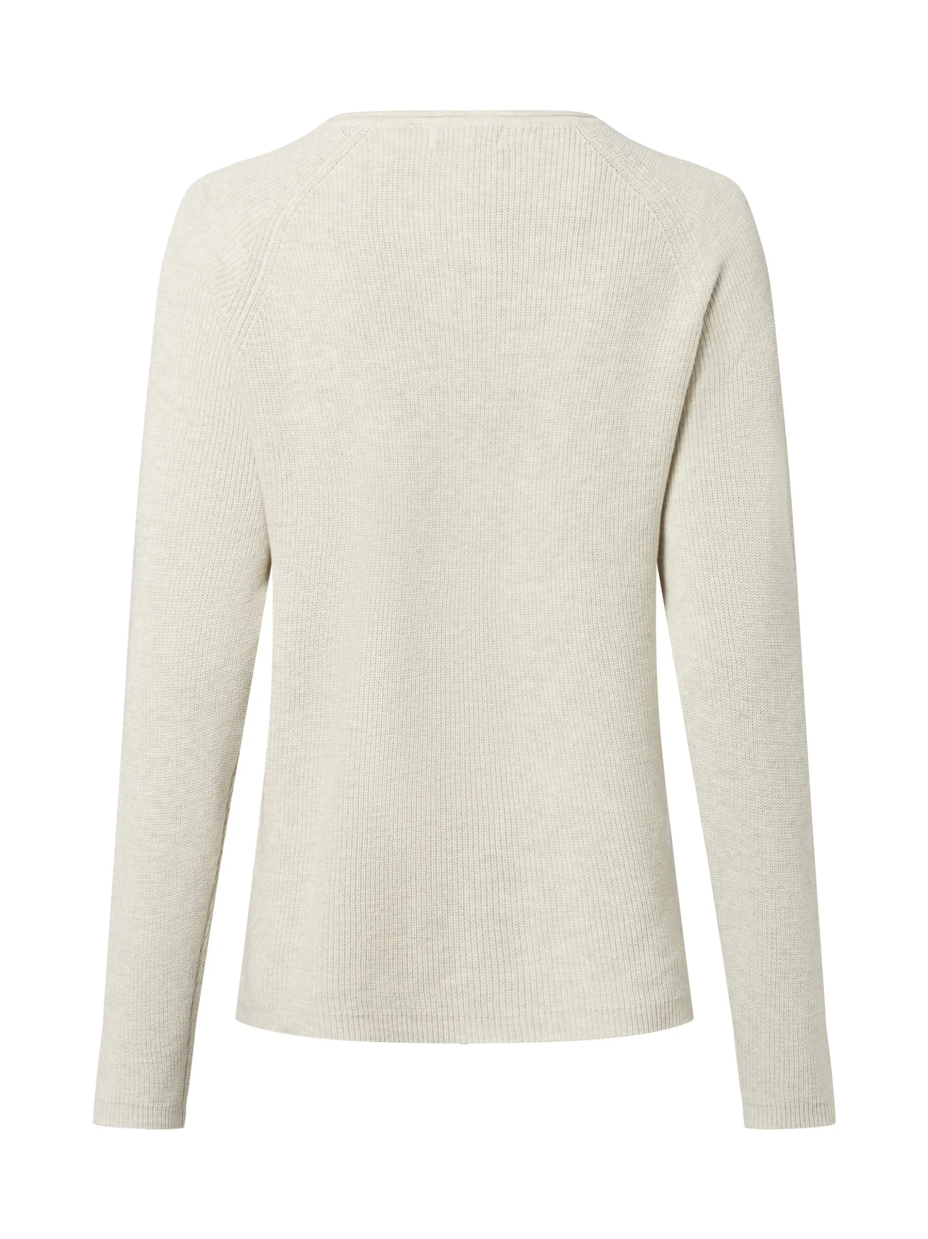 Marie Lund Damen Strickpullover in hellgrau