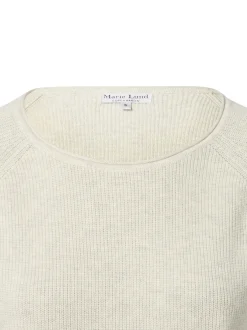 Marie Lund Damen Strickpullover in hellgrau