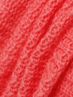 Marie Lund Damen Strickpullover in koralle