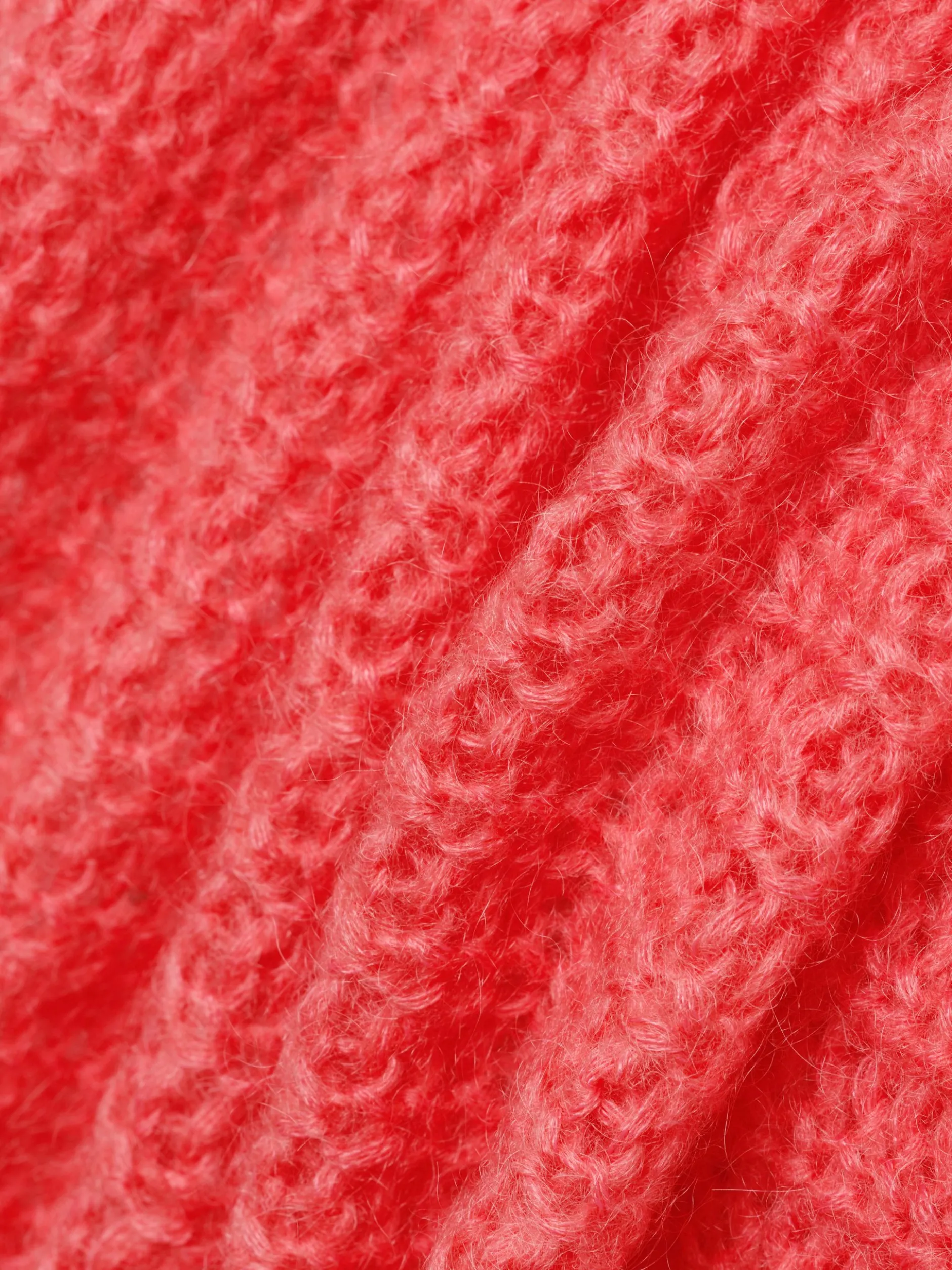 Marie Lund Damen Strickpullover in koralle