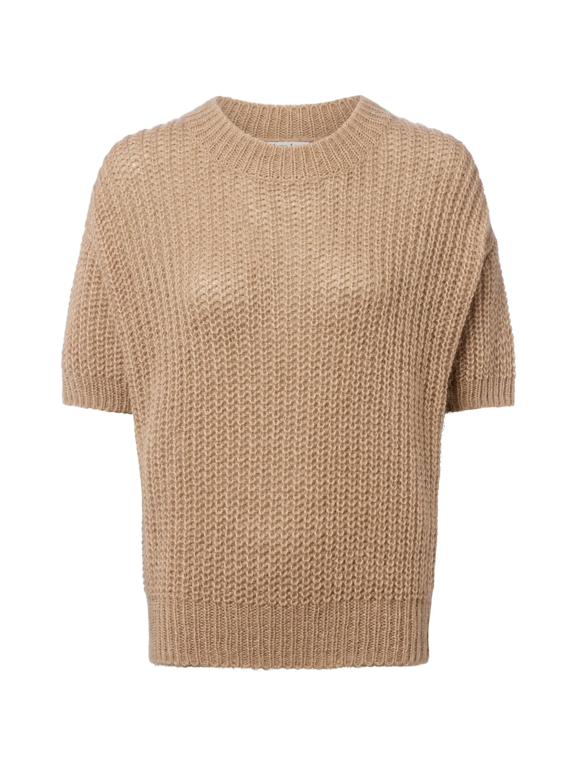Marie Lund Damen Strickpullover mit Mohairanteil in melange