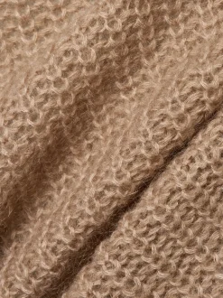 Marie Lund Damen Strickpullover mit Mohairanteil in melange