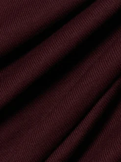 Marie Lund Damen Top in bordeaux - Ausschnitt: Rundhals