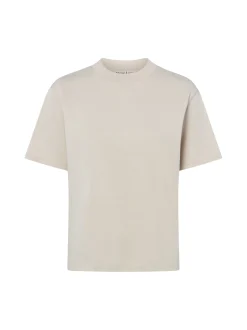 Marie Lund Damen T-Shirt in beige - Ausschnitt: Rundhals