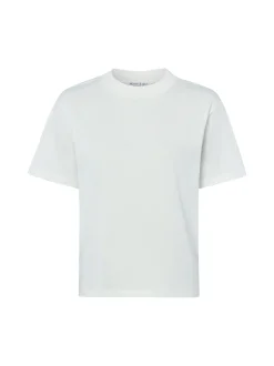 Marie Lund Damen T-Shirt in ecru - Ausschnitt: Rundhals