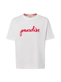 Marie Lund Damen T-Shirt in flieder weiß