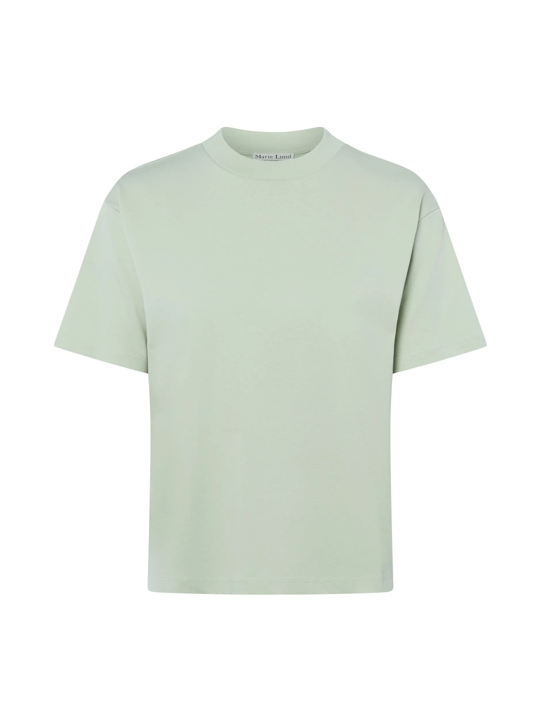 Marie Lund Damen T-Shirt in lind - Ausschnitt: Rundhals