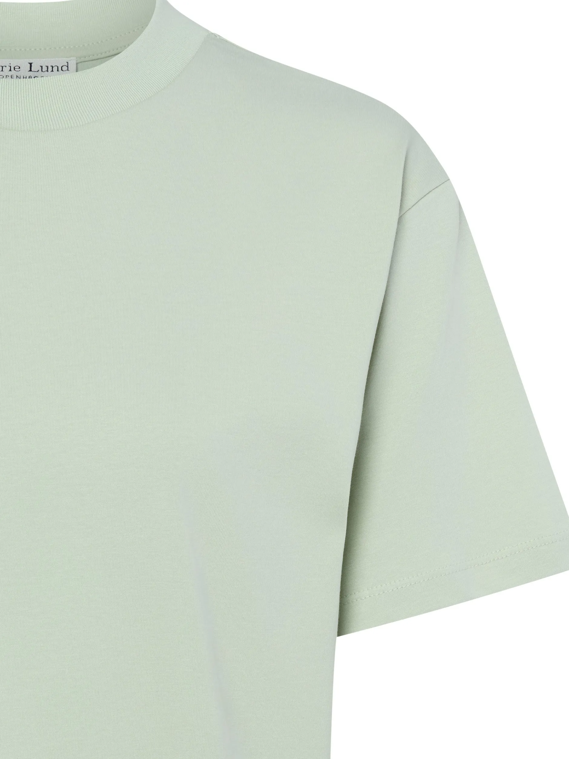 Marie Lund Damen T-Shirt in lind - Ausschnitt: Rundhals