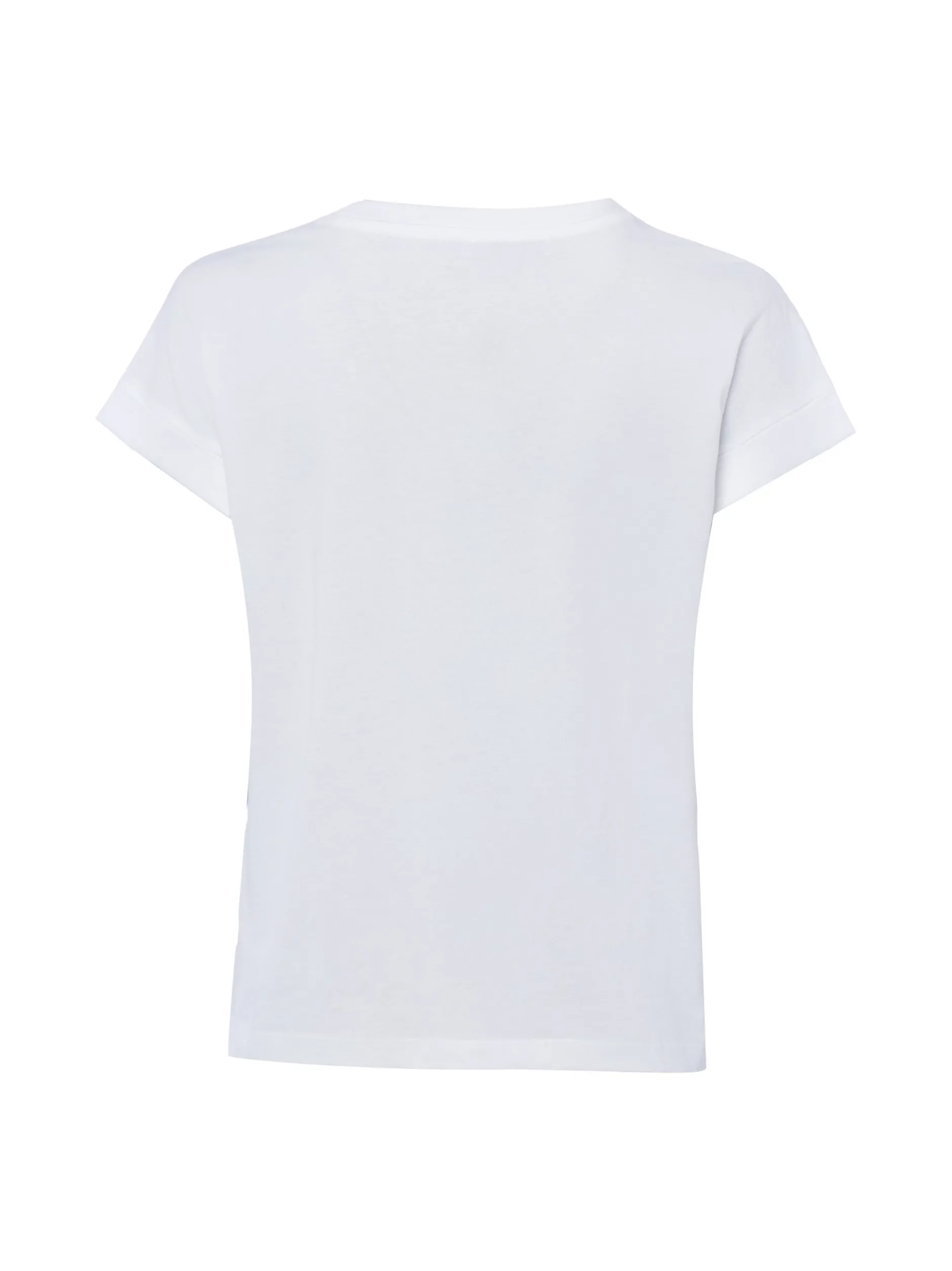 Marie Lund Damen T-Shirt in weiß - Ausschnitt: Rundhals