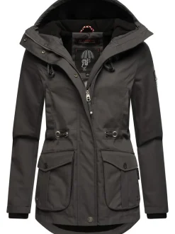 Marikoo Damen Übergangsjacke - Babetaa Prc in anthrazit