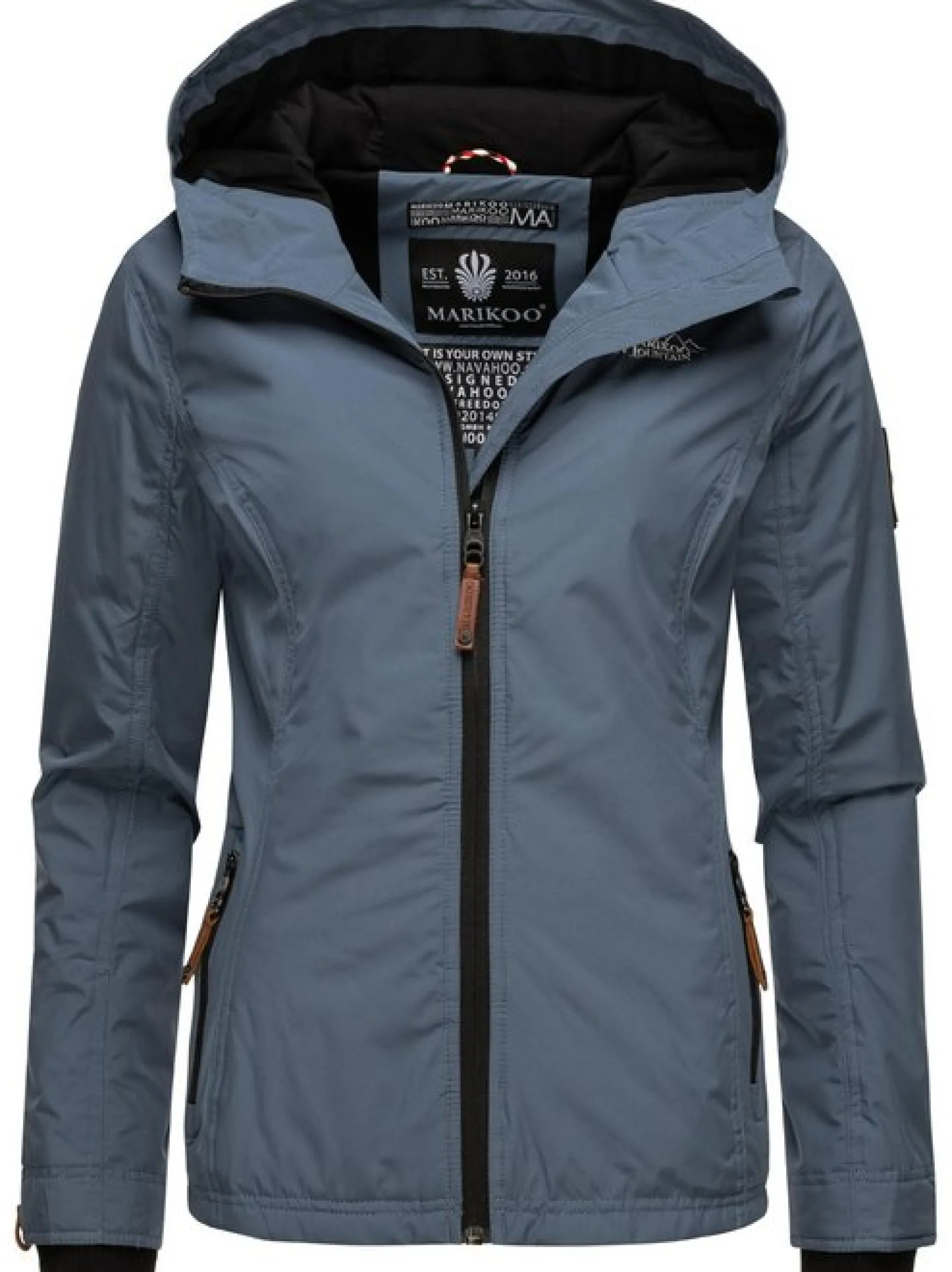Marikoo Damen Übergangsjacke - Brombeere in blau