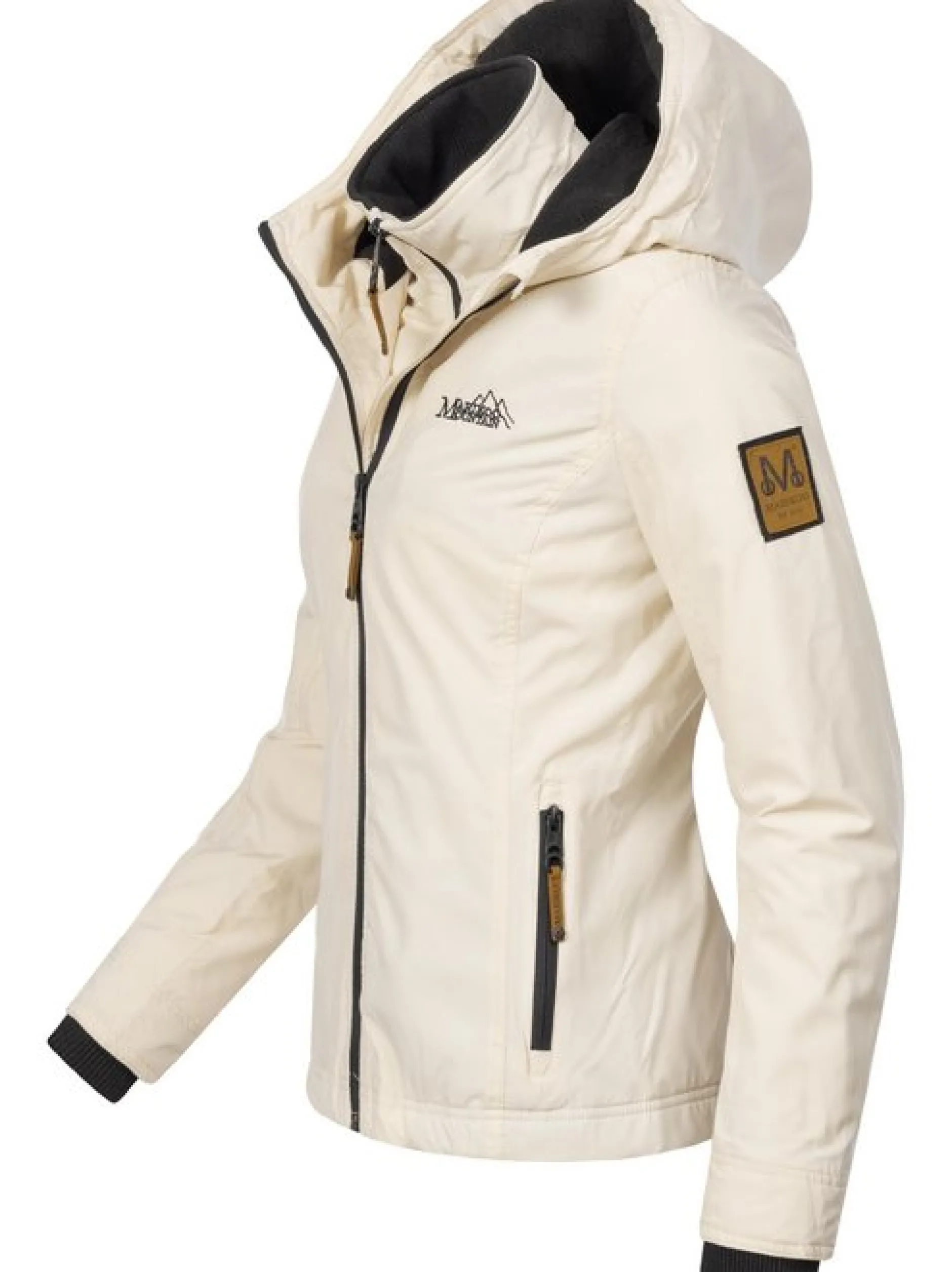 Marikoo Damen Übergangsjacke - Erdbeere in beige