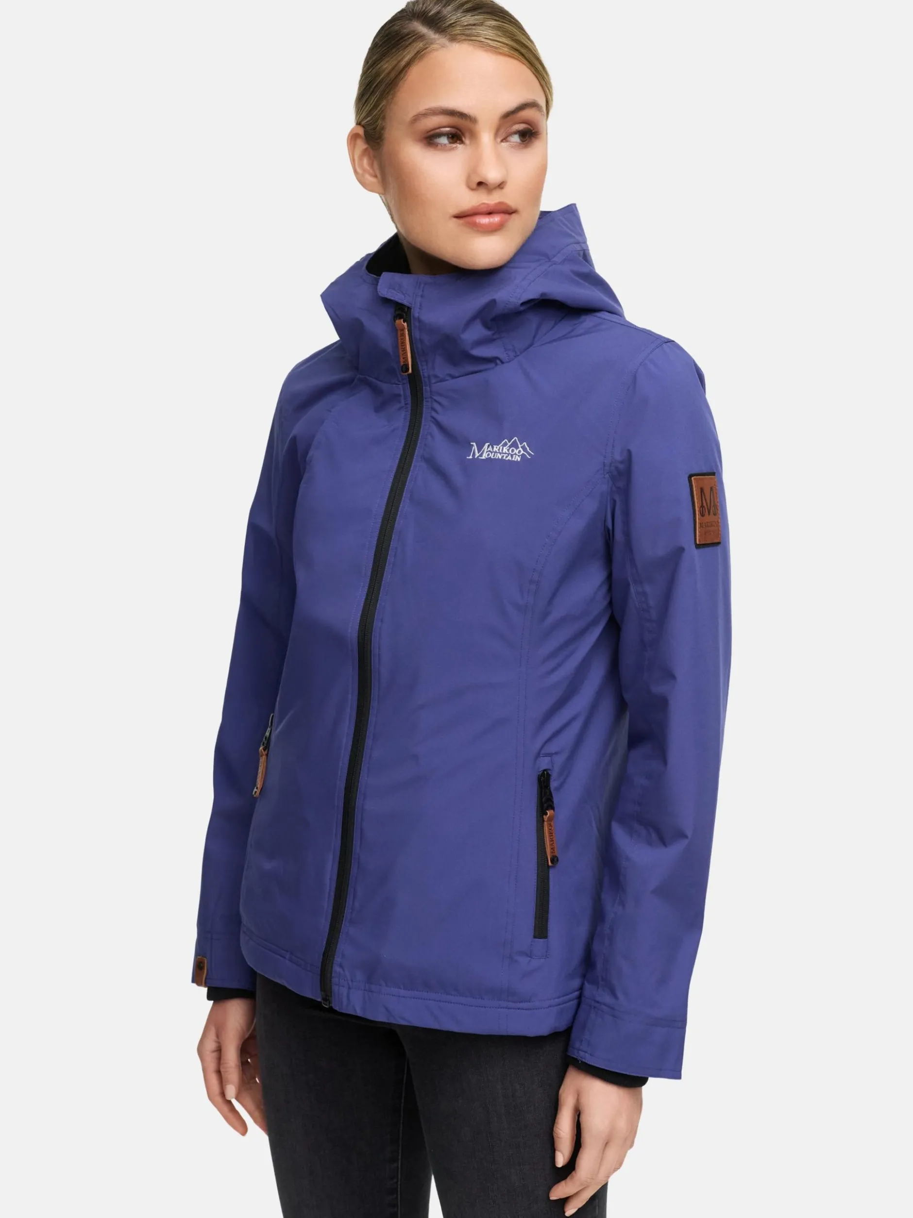 Marikoo Damen Übergangsjacke - Erdbeere in lila