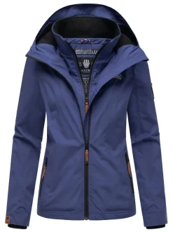 Marikoo Damen Übergangsjacke - Erdbeere in lila