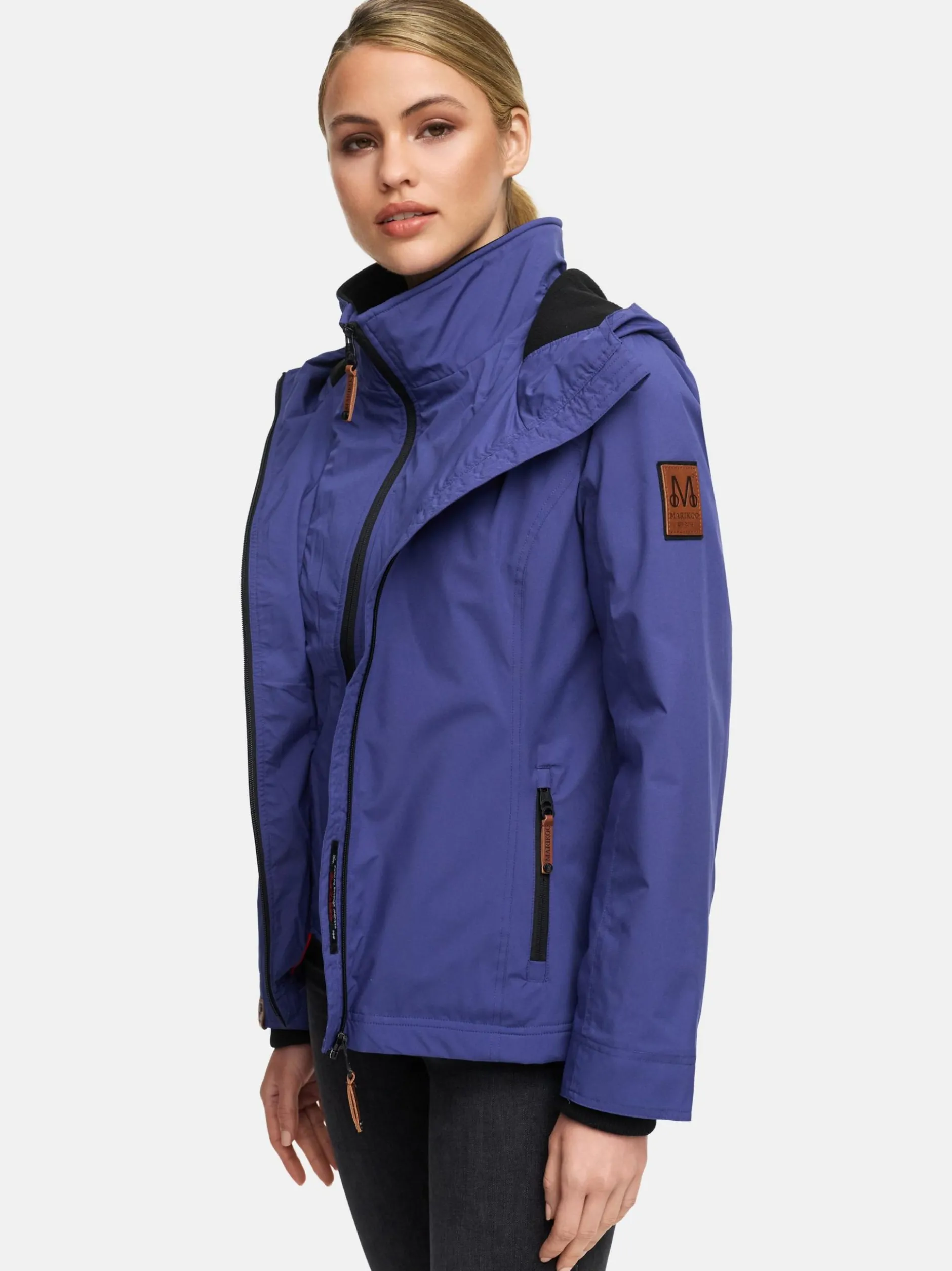 Marikoo Damen Übergangsjacke - Erdbeere in lila