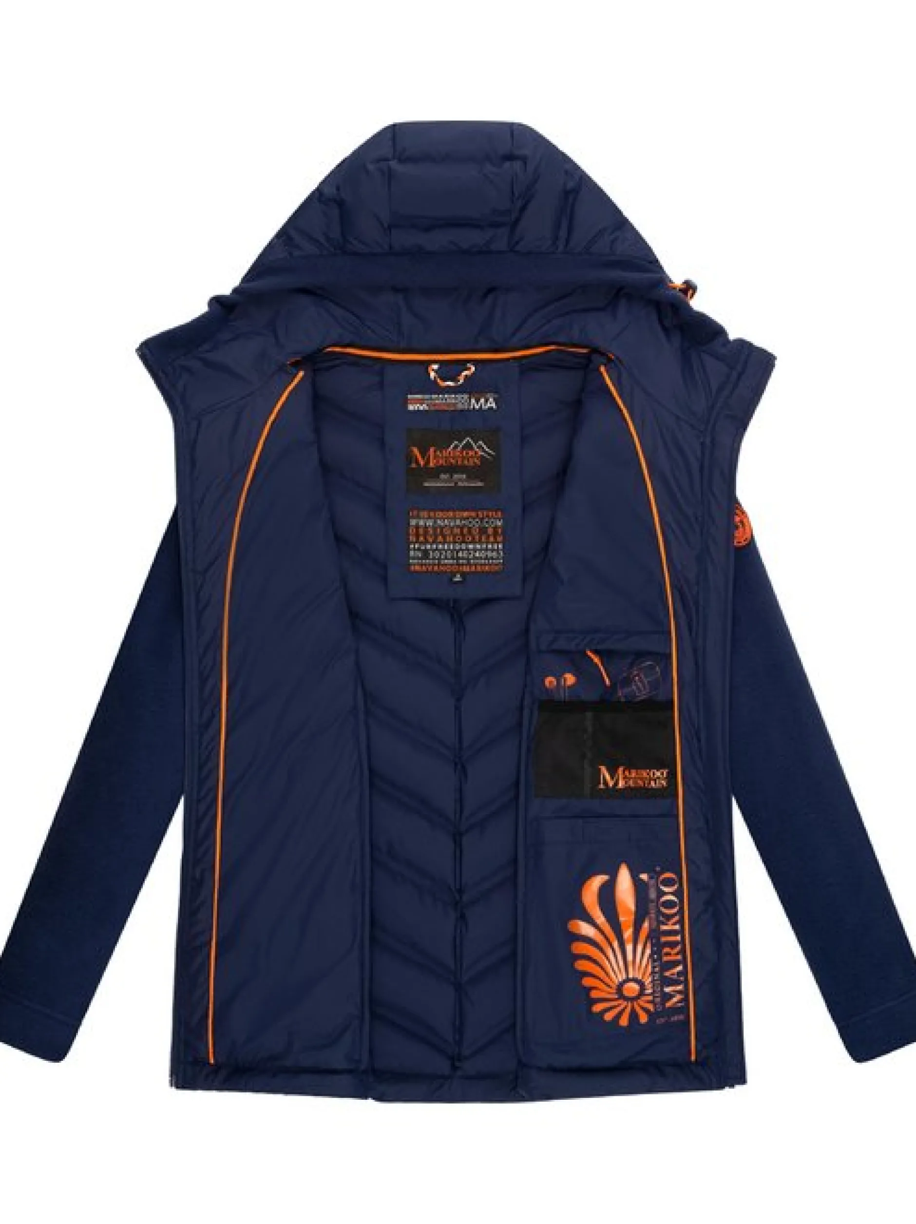 Marikoo Damen Übergangsjacke - Mount Haruna in marine