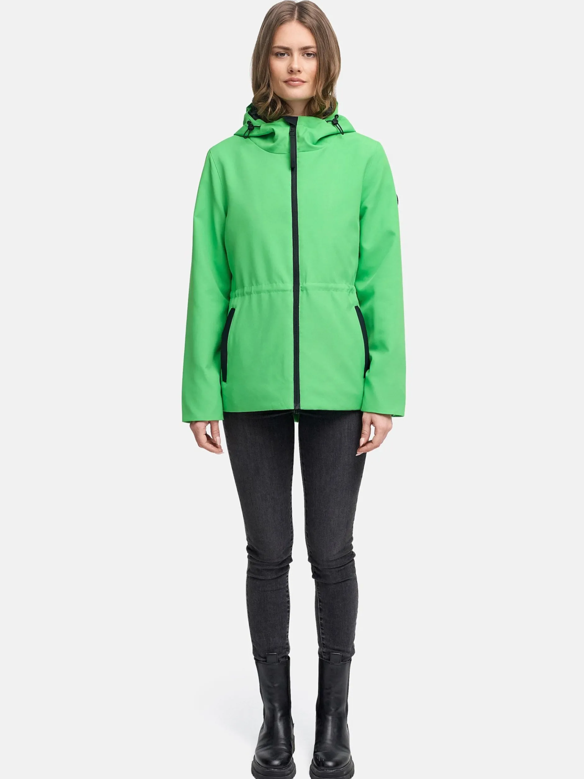 Marikoo Damen Funktionsjacke - Katzilein 16 in grün