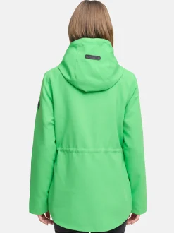 Marikoo Damen Funktionsjacke - Katzilein 16 in grün