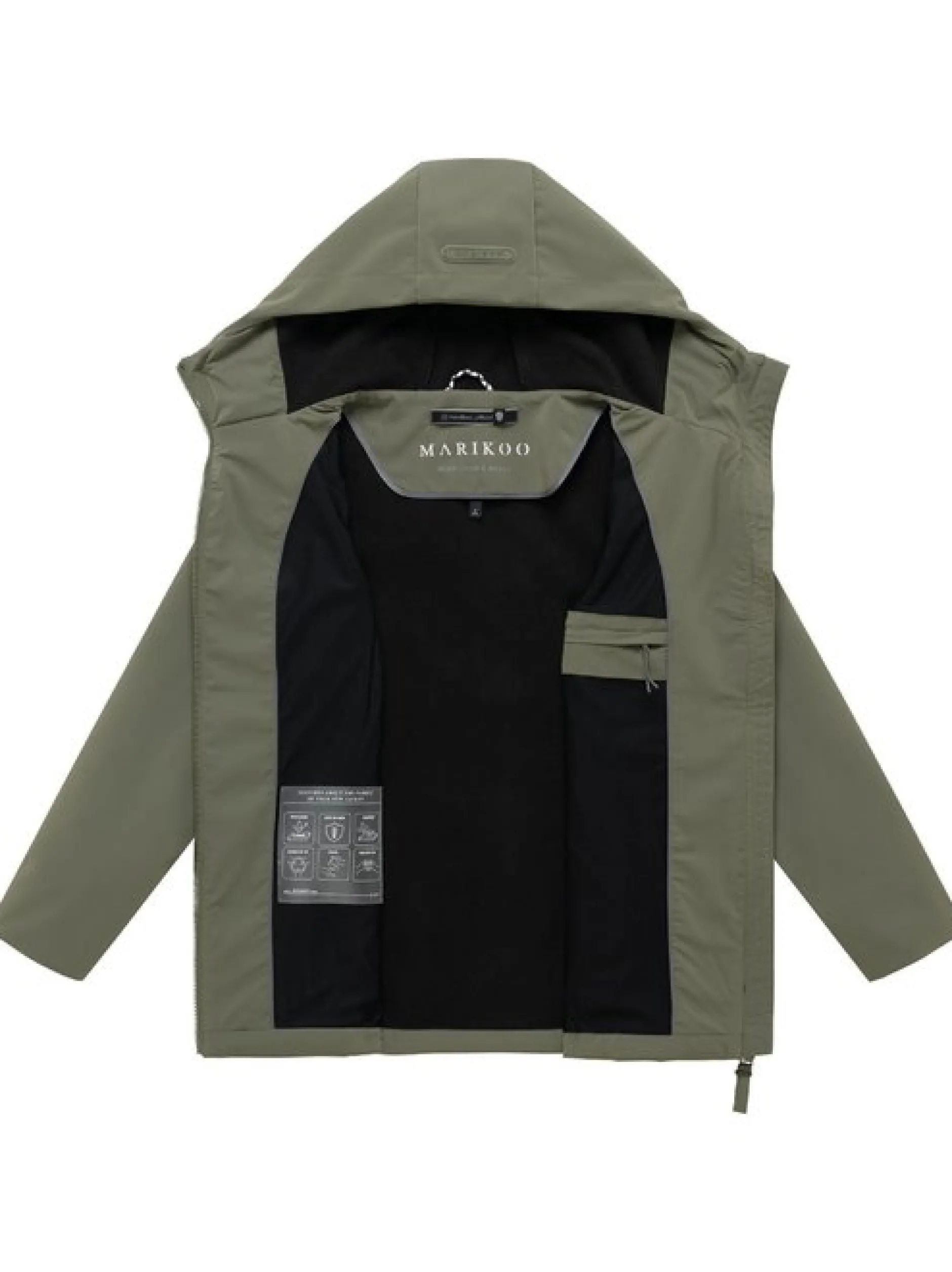 Marikoo Damen Funktionsjacke - Minaa 16 in oliv