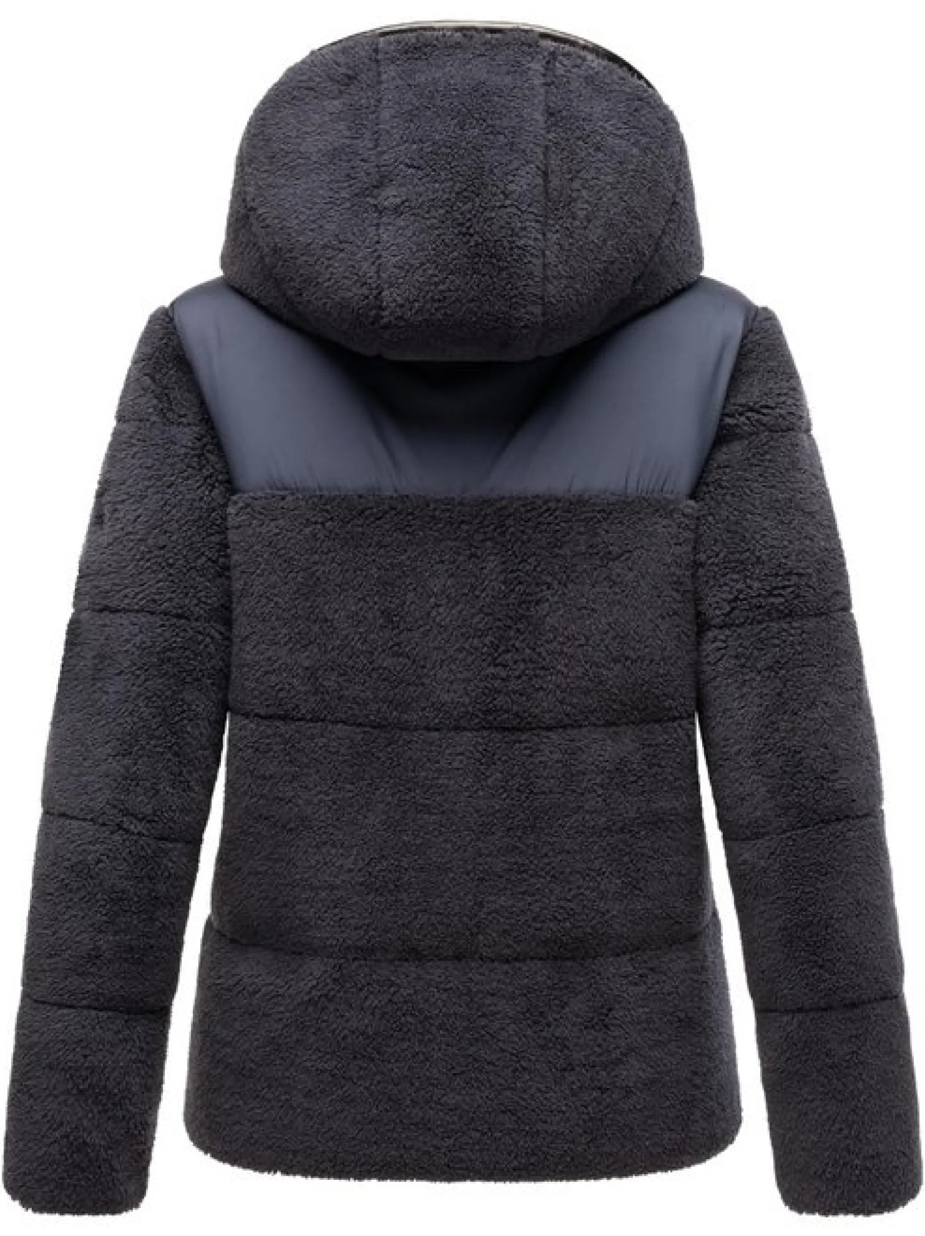 Marikoo Damen Kapuzenplüschjacke - Kaguraa 16 in marine