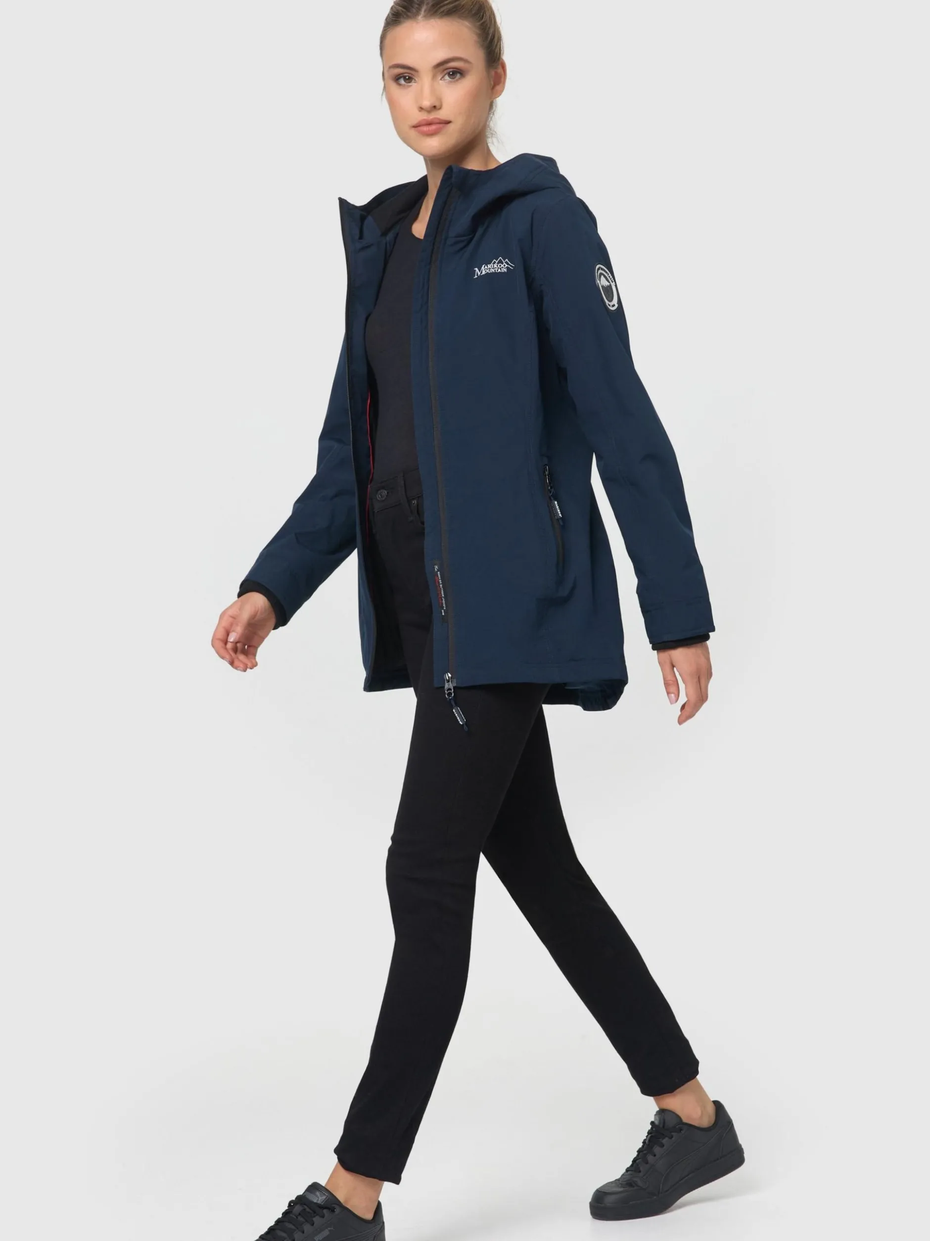 Marikoo Damen Outdoorjacke - Honigbeere in marine