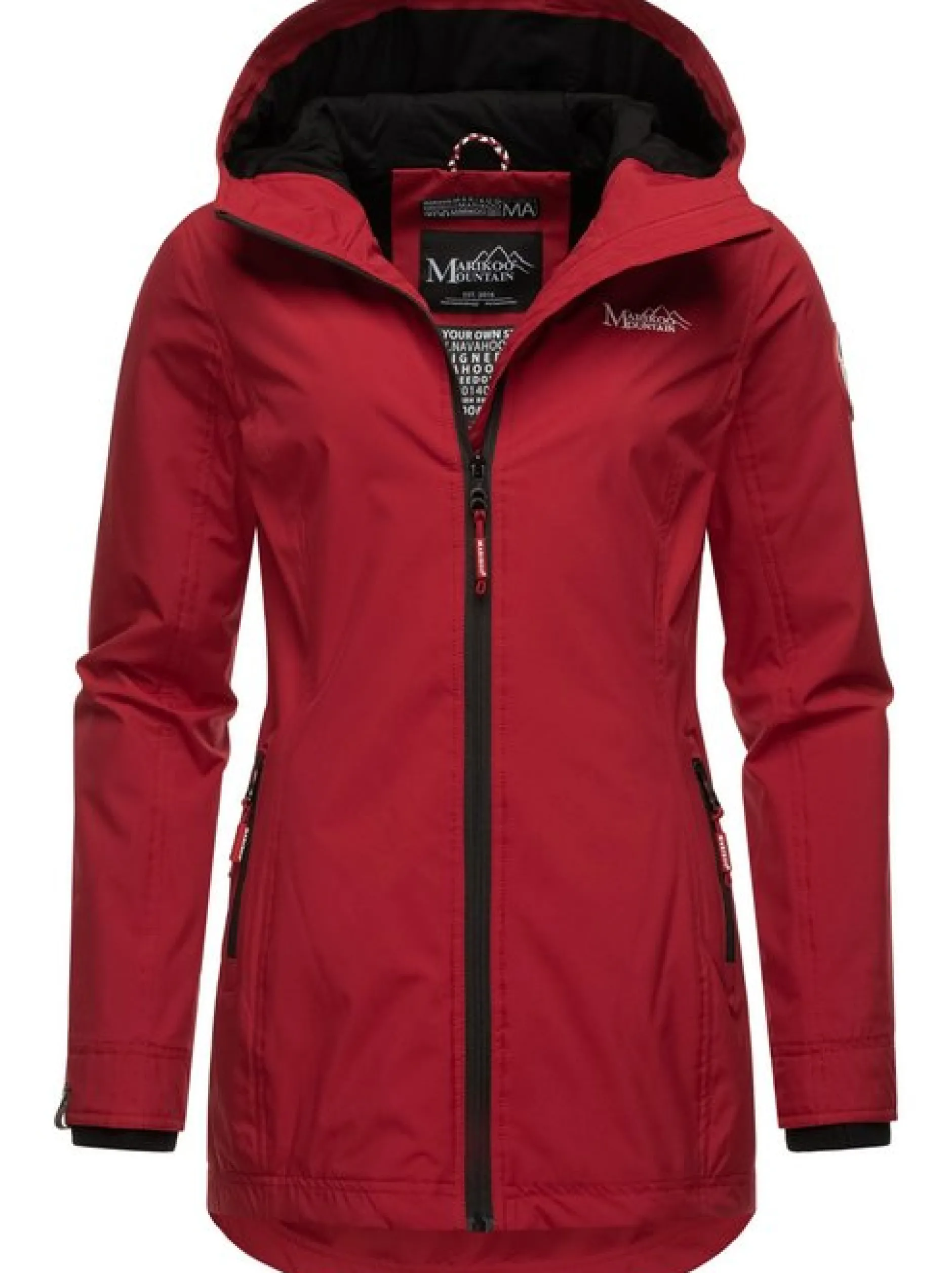 Marikoo Damen Outdoorjacke - Honigbeere in rot