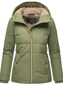 Marikoo Damen Steppjacke - Alemee 16 in oliv