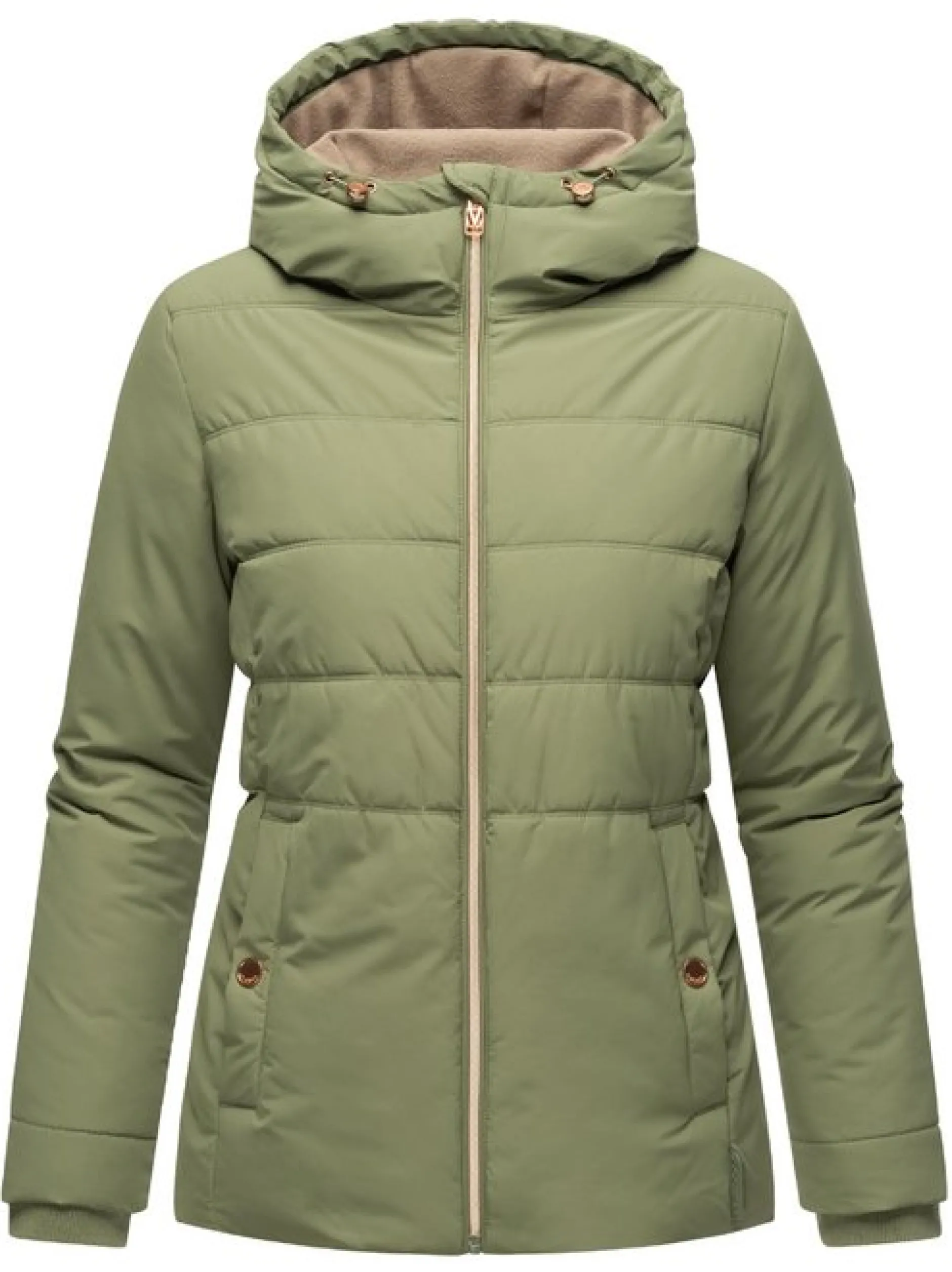 Marikoo Damen Steppjacke - Alemee 16 in oliv