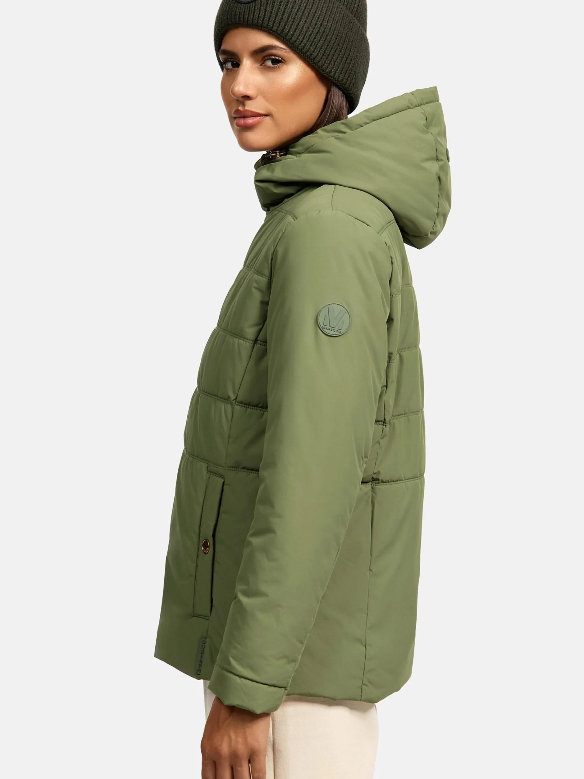 Marikoo Damen Steppjacke - Alemee 16 in oliv