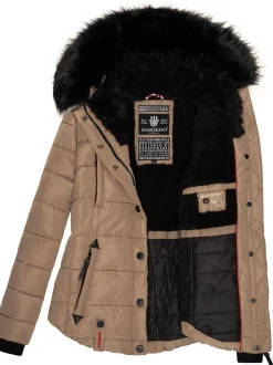 Marikoo Damen Steppjacke - Lotusblüte in camel