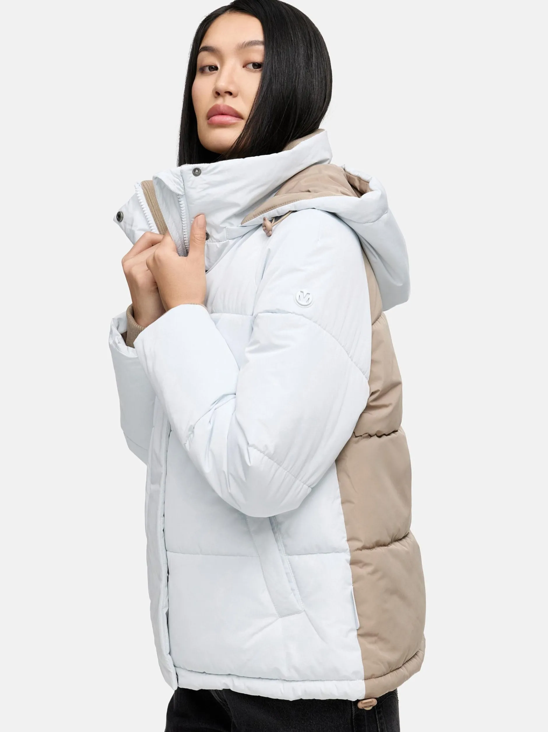 Marikoo Damen Steppjacke - Omariaa 16 in hellblau