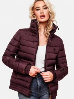 Marikoo Damen Steppjacke - Poison in lila