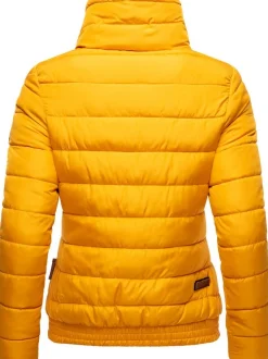 Marikoo Damen Steppjacke - Poison in gelb