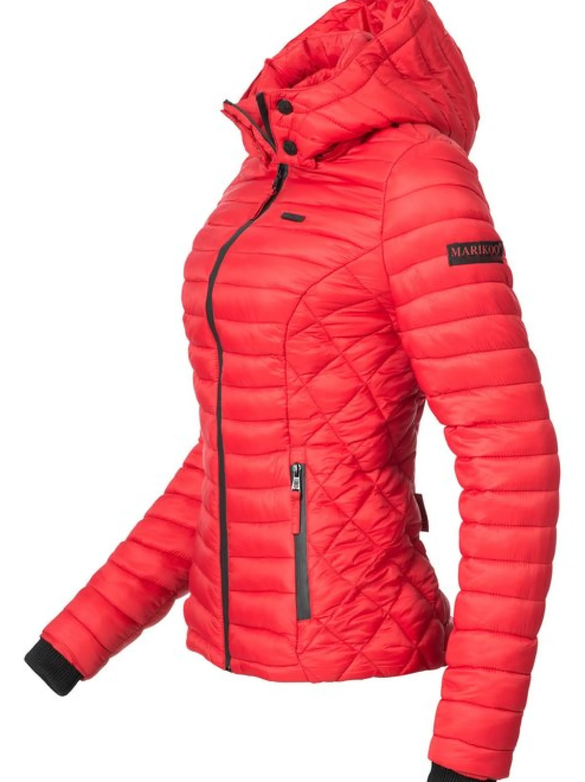 Marikoo Damen Steppjacke - Samtpfote in rot