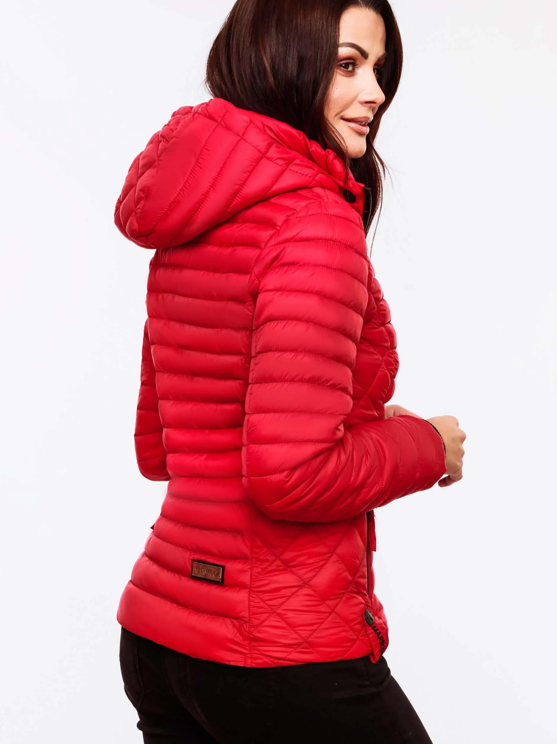 Marikoo Damen Steppjacke - Samtpfote in rot