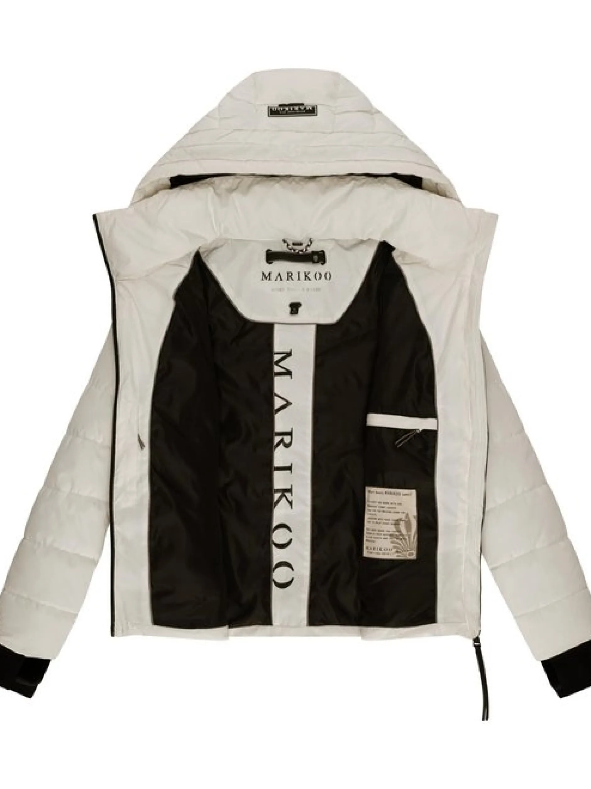 Marikoo Damen Steppjacke - Samuiaa XVI in weiß