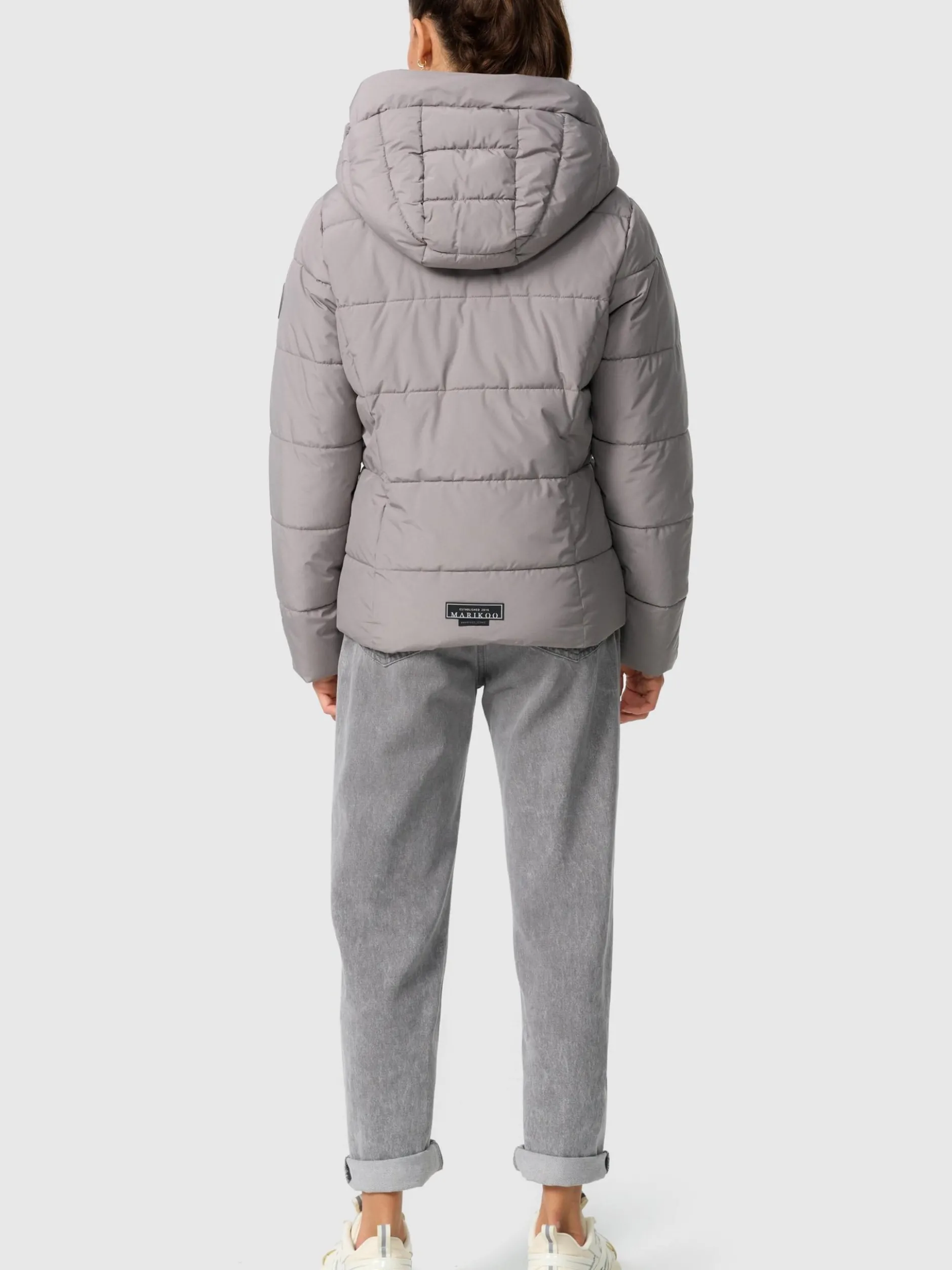 Marikoo Damen Steppjacke - Shimoaa XVI in grau