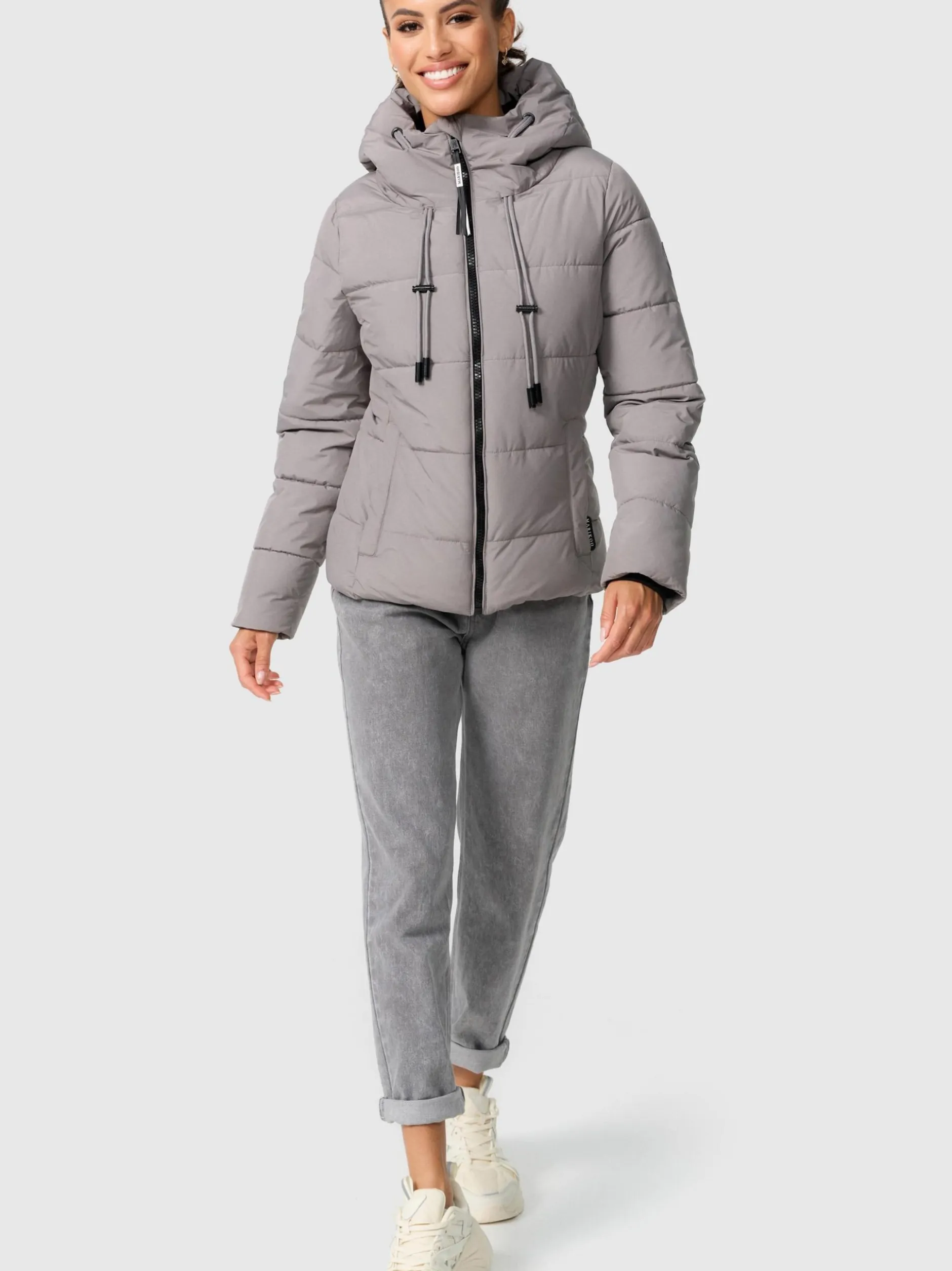 Marikoo Damen Steppjacke - Shimoaa XVI in grau