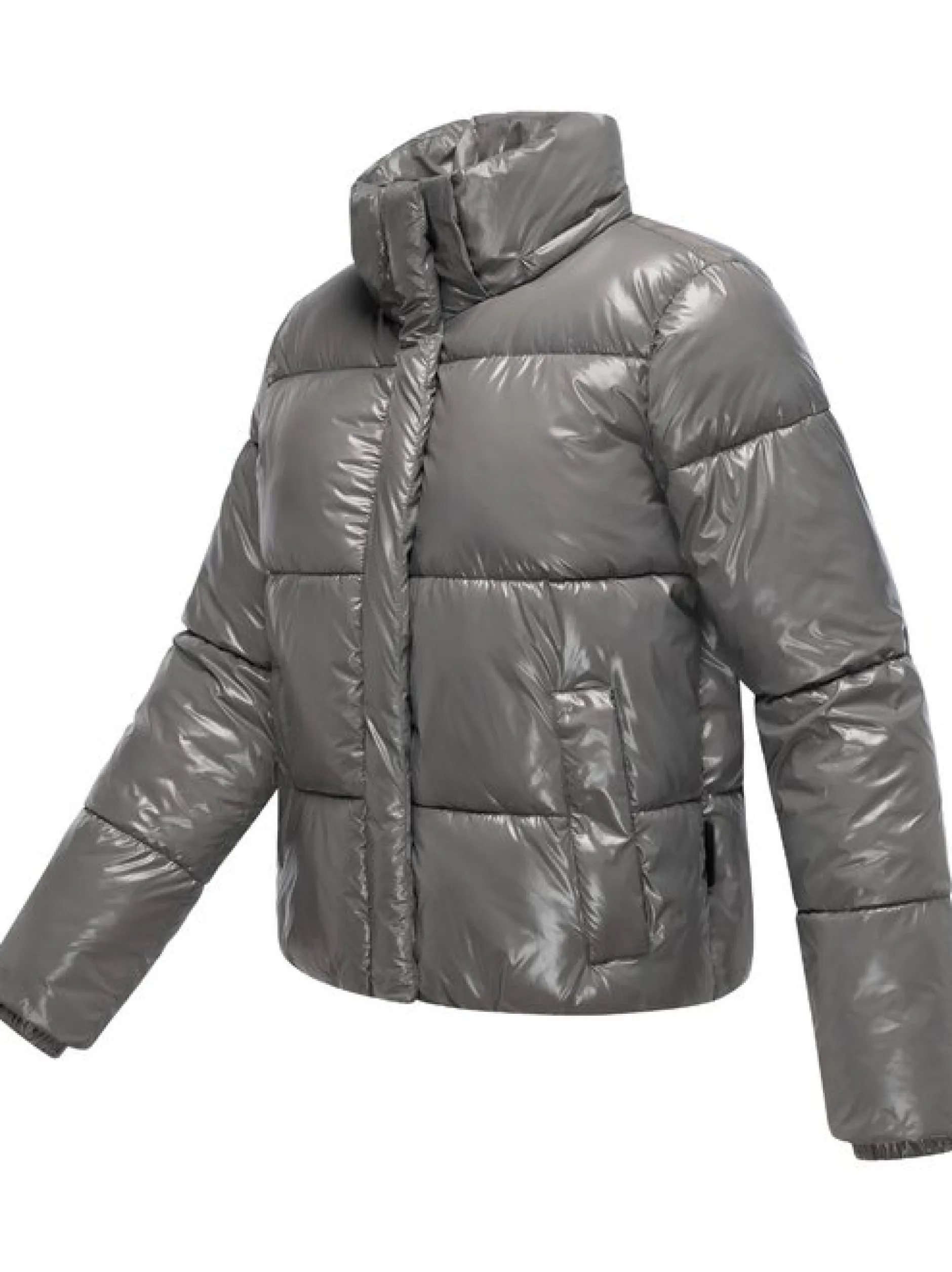 Marikoo Damen Steppjacke - Skyraa 16 in grau