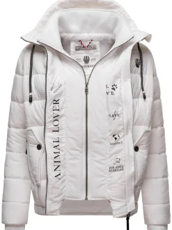 Marikoo Damen Steppjacke - Taisaa Prc in weiß