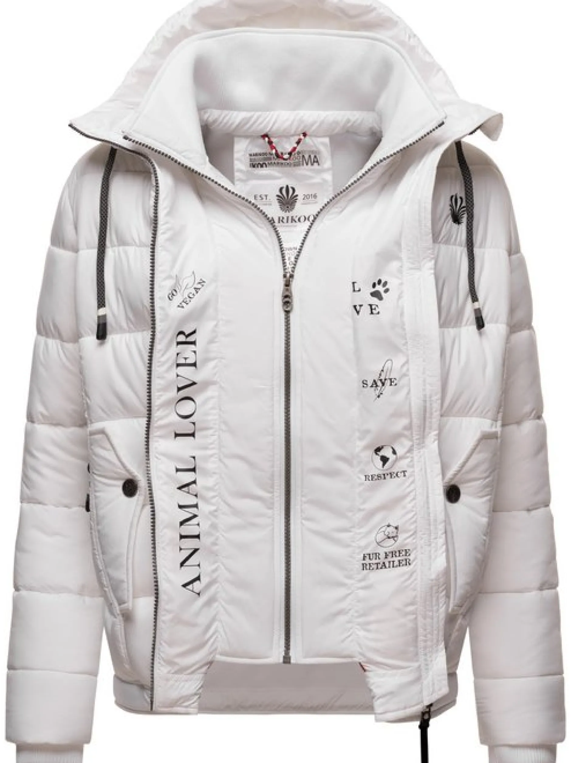 Marikoo Damen Steppjacke - Taisaa Prc in weiß