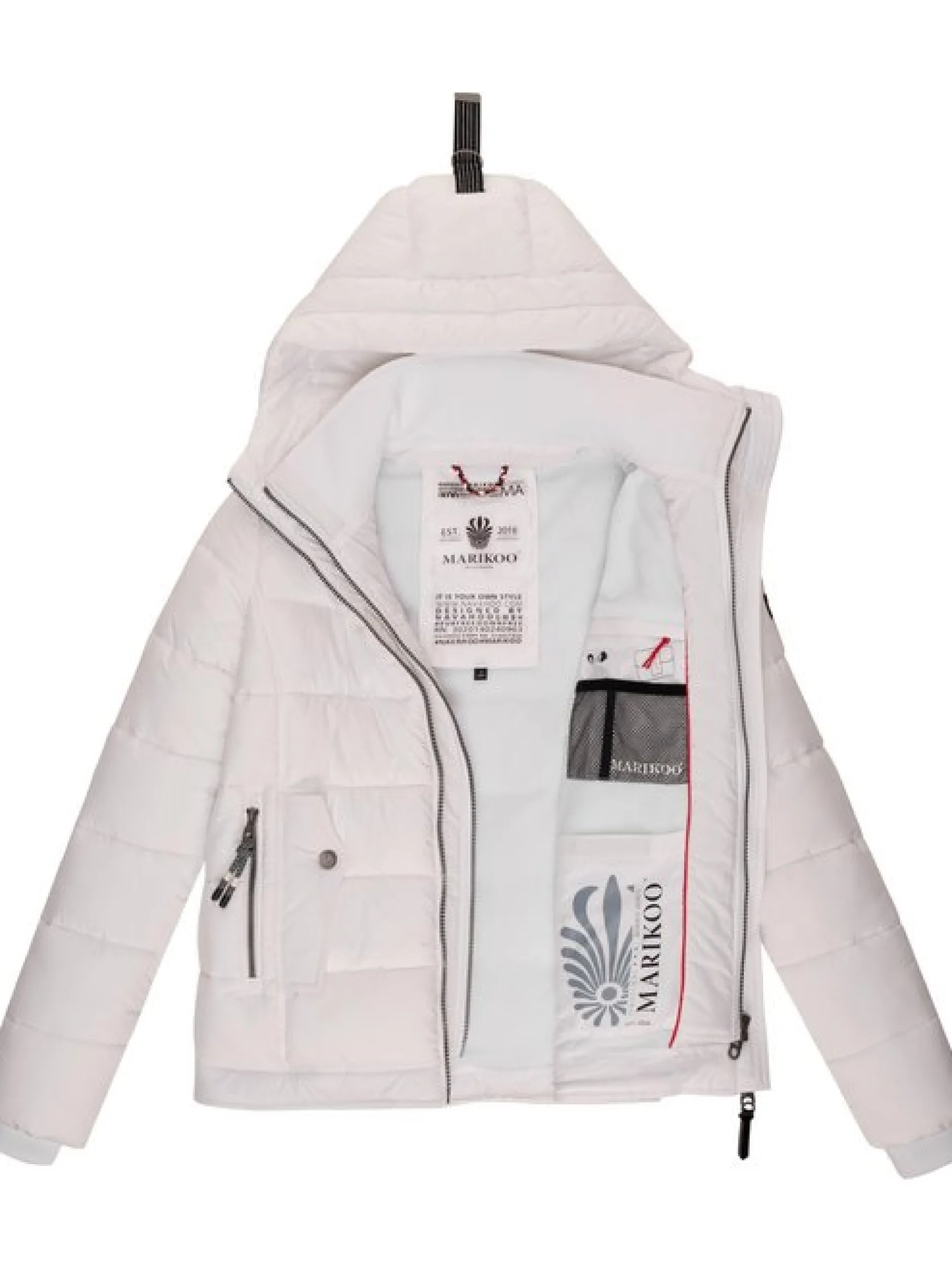 Marikoo Damen Steppjacke - Taisaa Prc in weiß