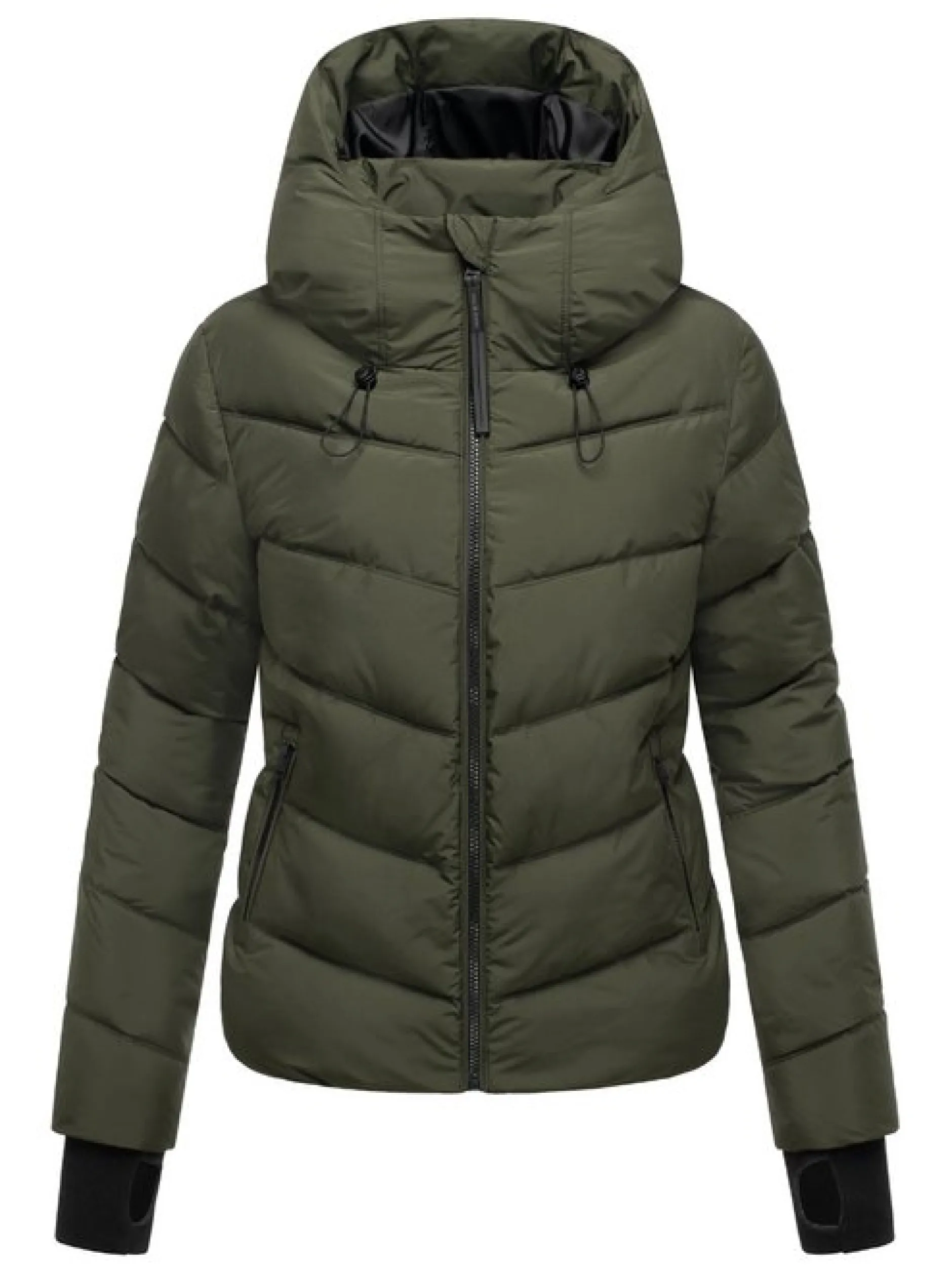 Marikoo Damen Steppjacke - Yukanii XVI in oliv