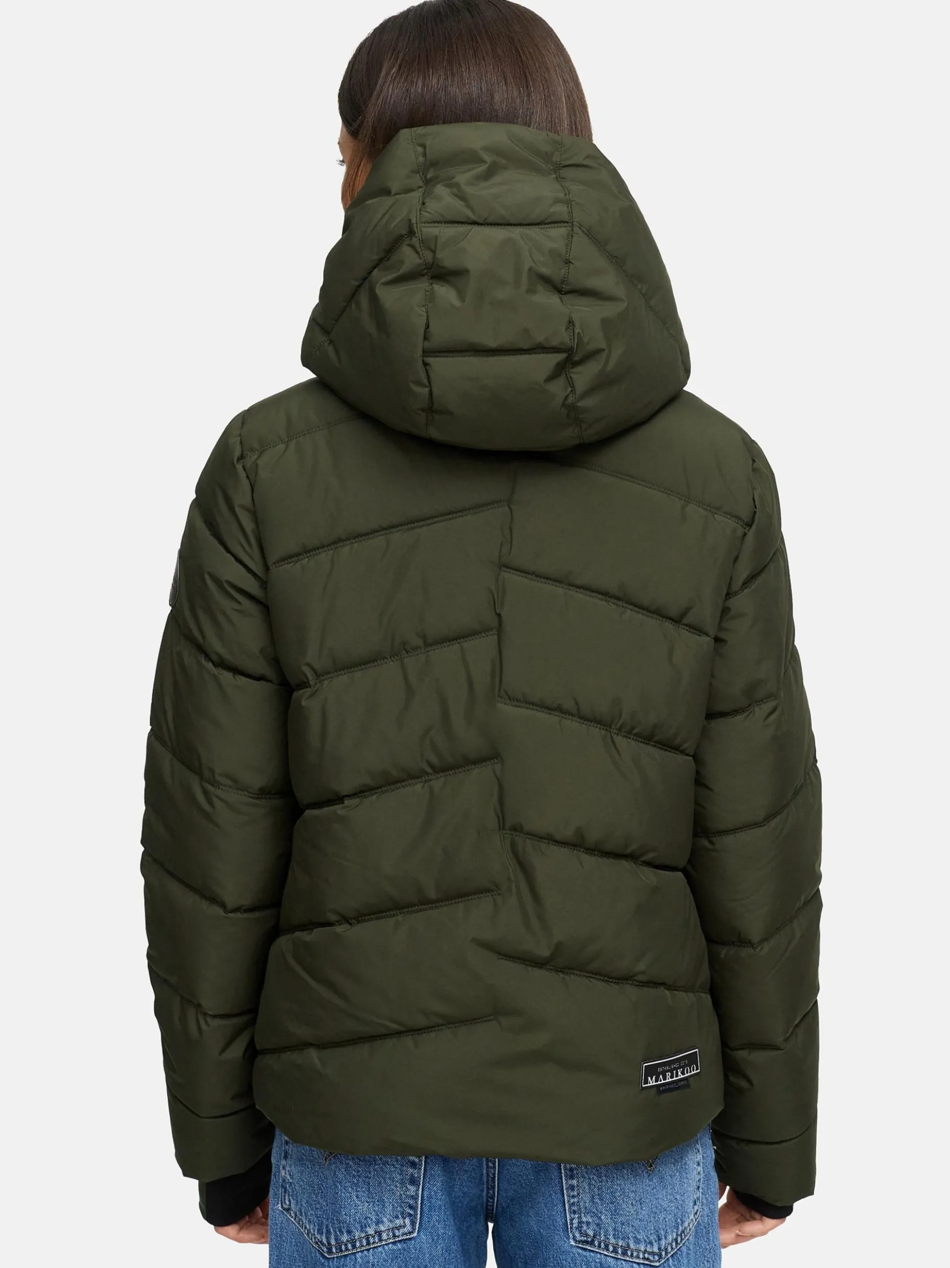 Marikoo Damen Steppjacke - Yukanii XVI in oliv