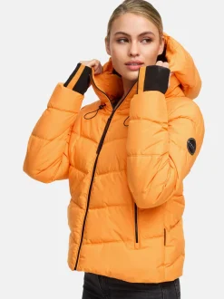 Marikoo Damen Steppjacke - Yukanii XVI in orange