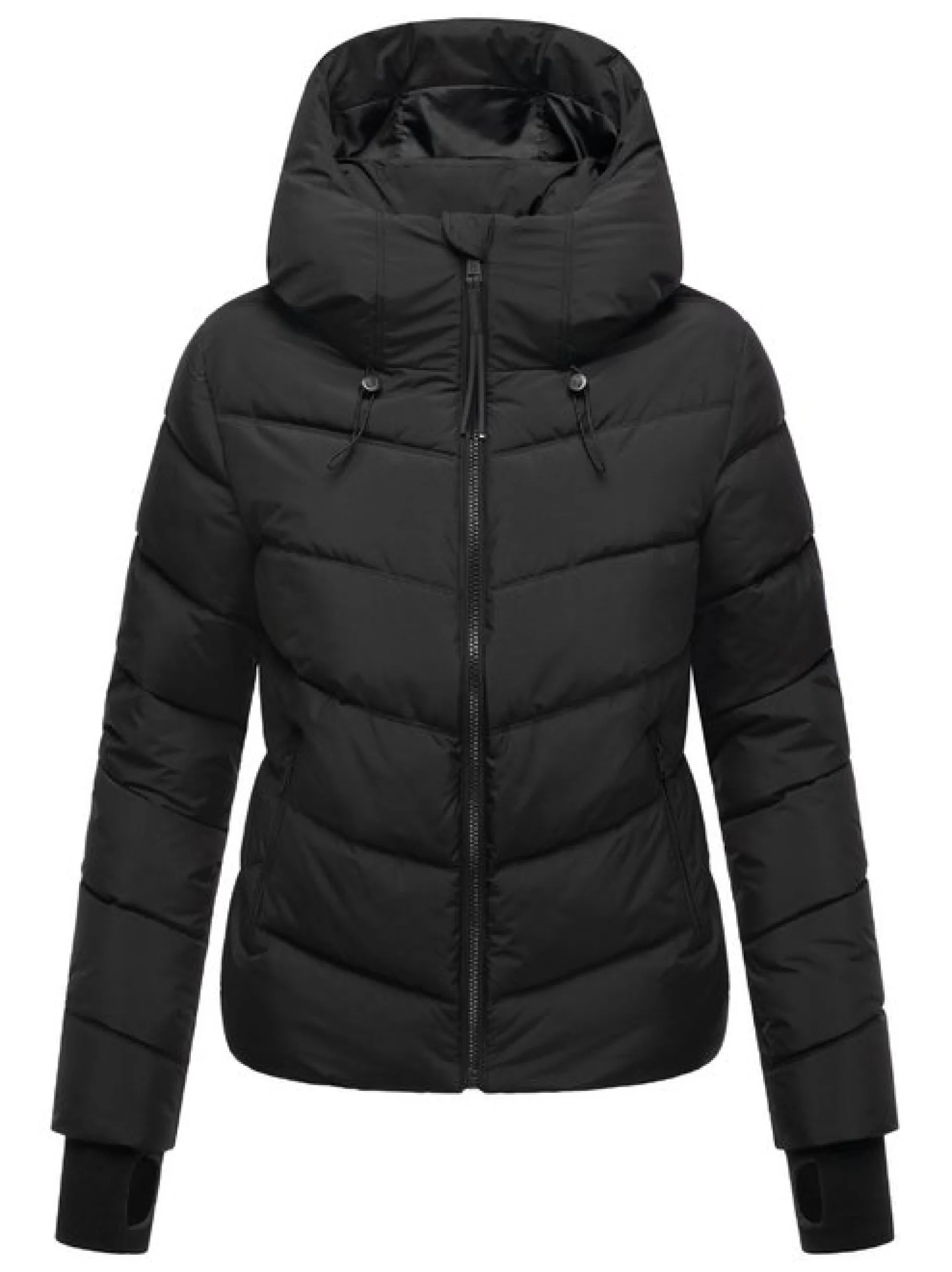 Marikoo Damen Steppjacke - Yukanii XVI in schwarz