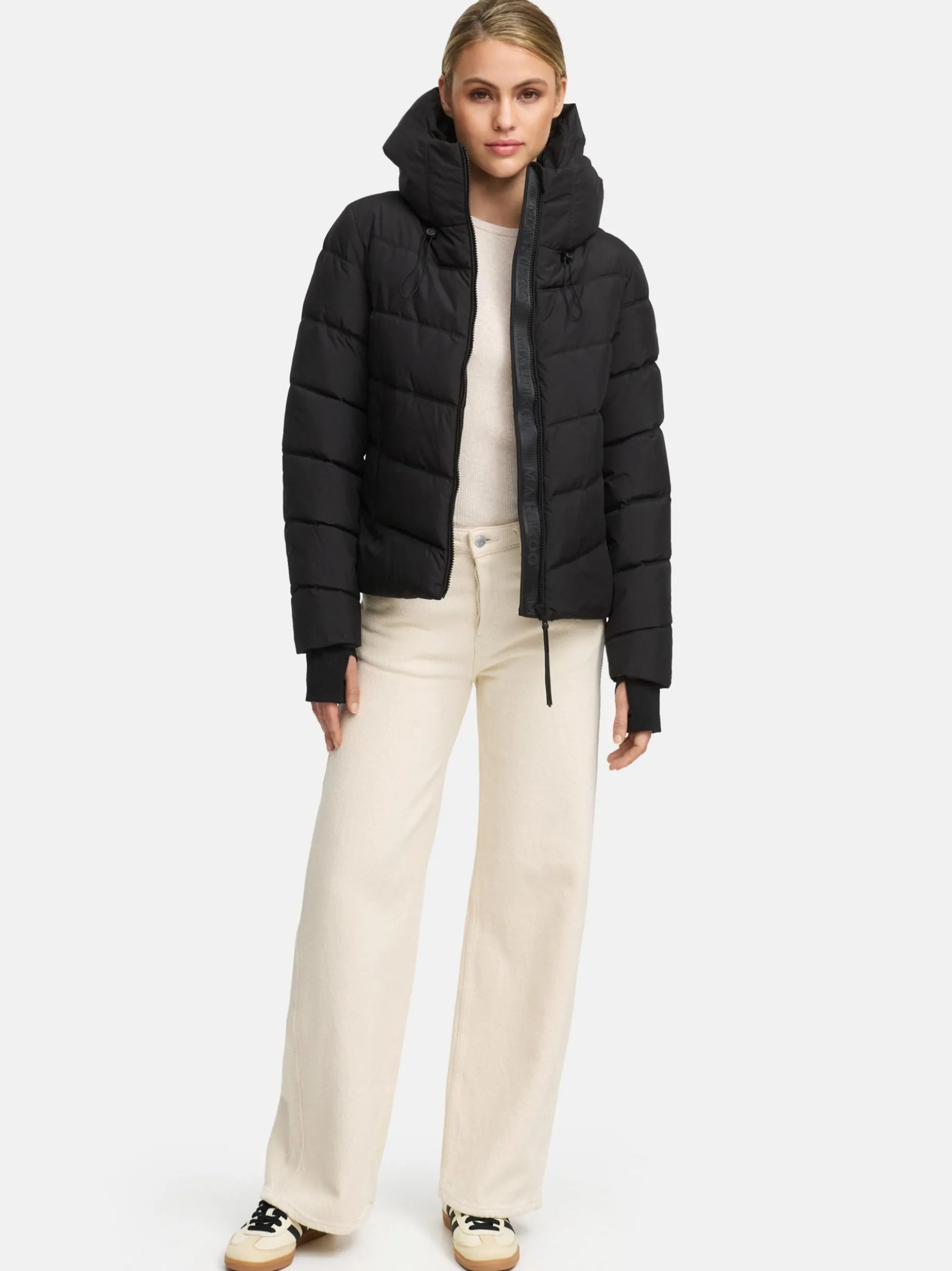Marikoo Damen Steppjacke - Yukanii XVI in schwarz