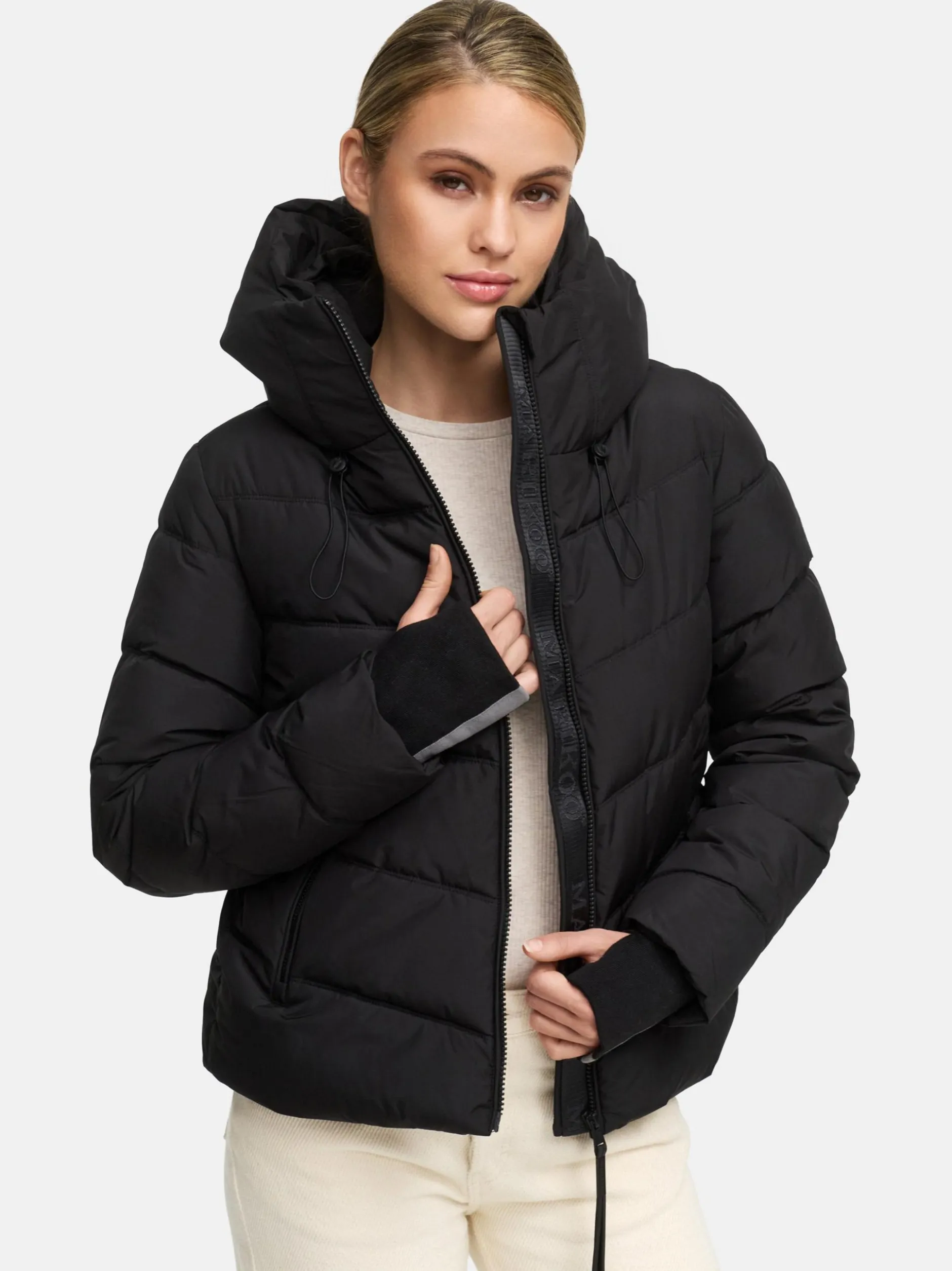 Marikoo Damen Steppjacke - Yukanii XVI in schwarz