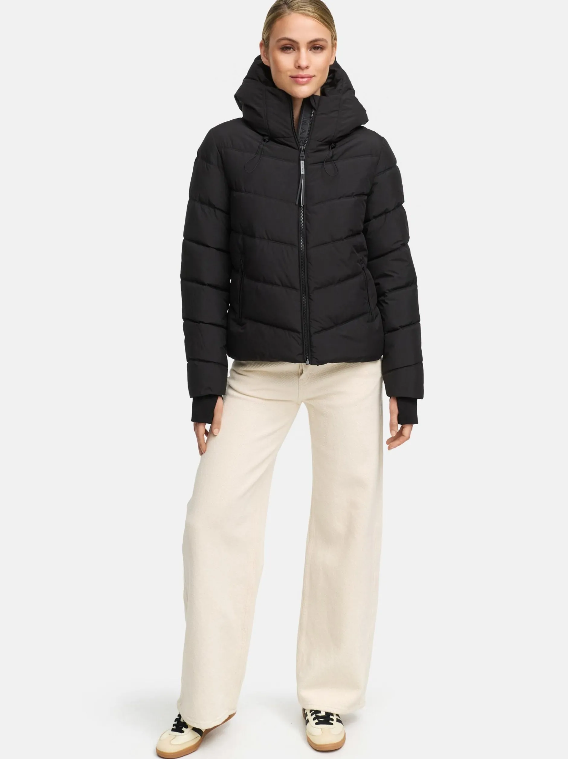 Marikoo Damen Steppjacke - Yukanii XVI in schwarz
